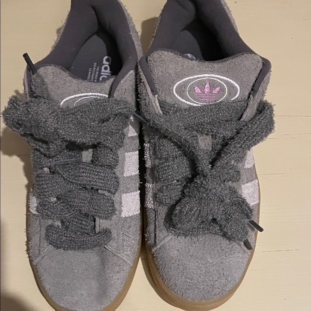 adidas Gray and Pink Women's Sneakers